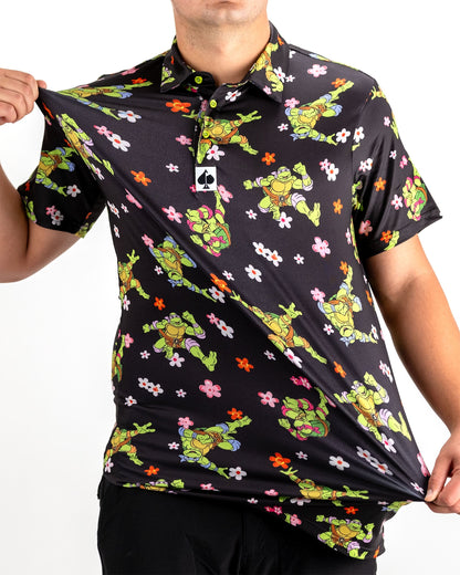 Pins and Aces TMNT - Turtle Flower Power
