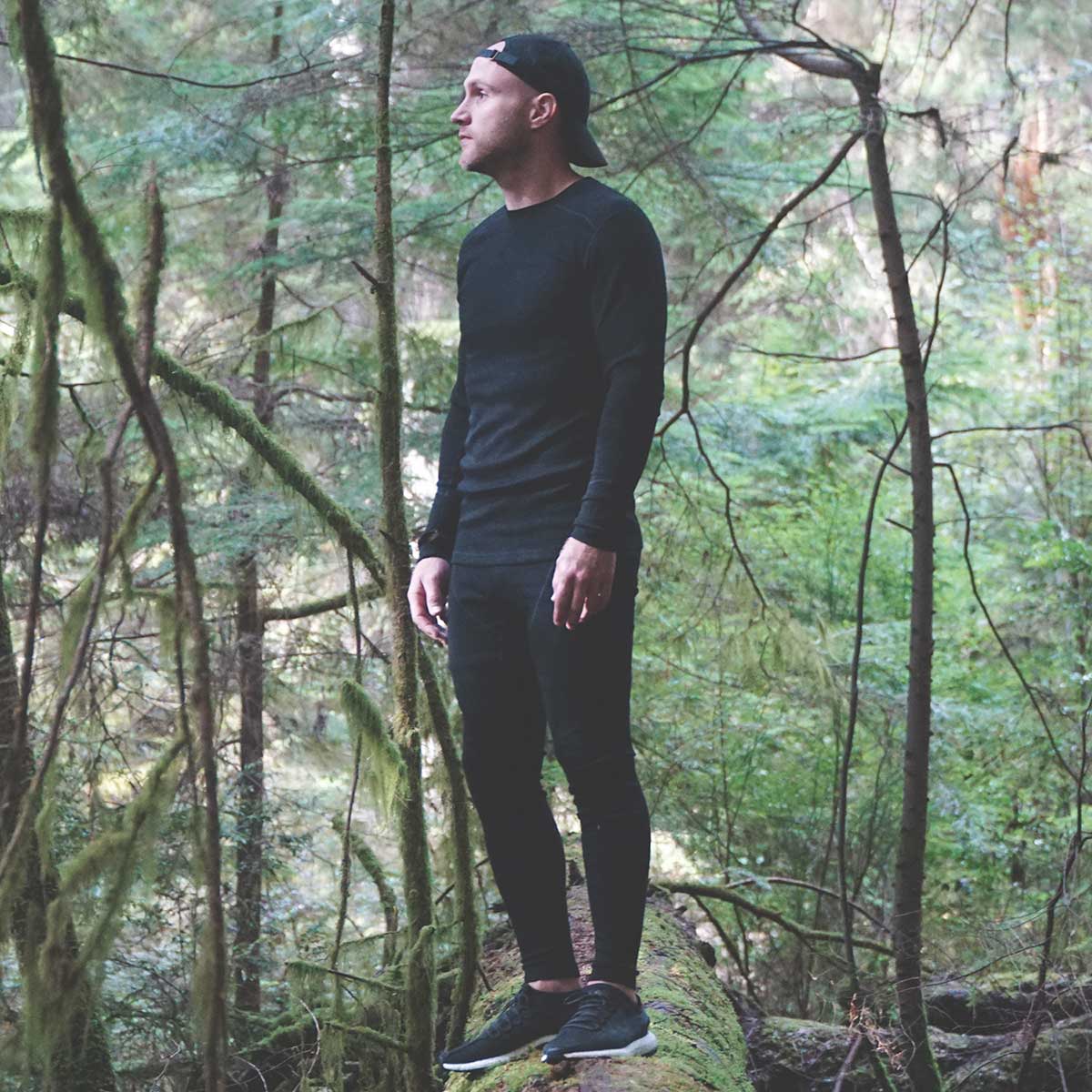 Minus33 Midweight - Men's Wool Flyless Running Tight Woolverino