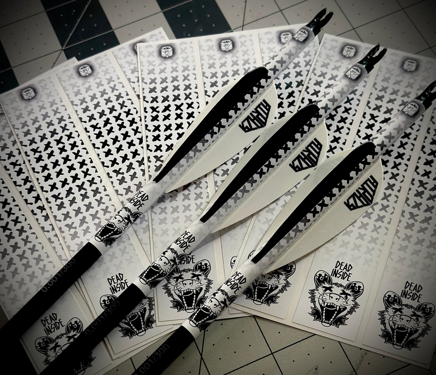 The Bowtique Dead Inside Arrow Wraps