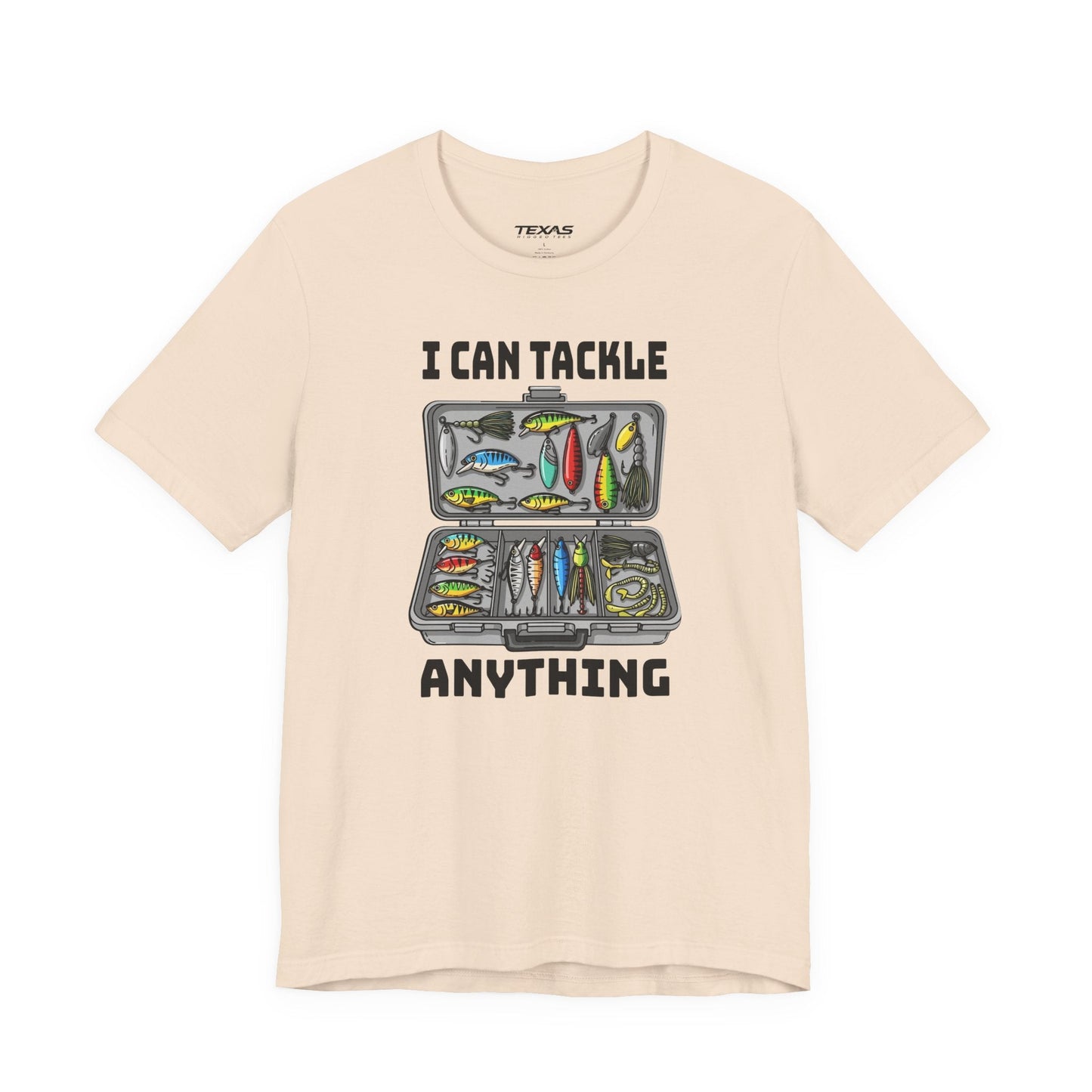 Texas Rigged Tees I Can Tackle Anything — Unisex Cotton Tee