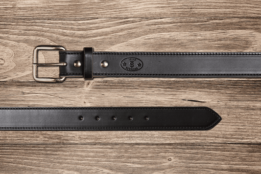 Texas Saddlery Black Latigo Belt