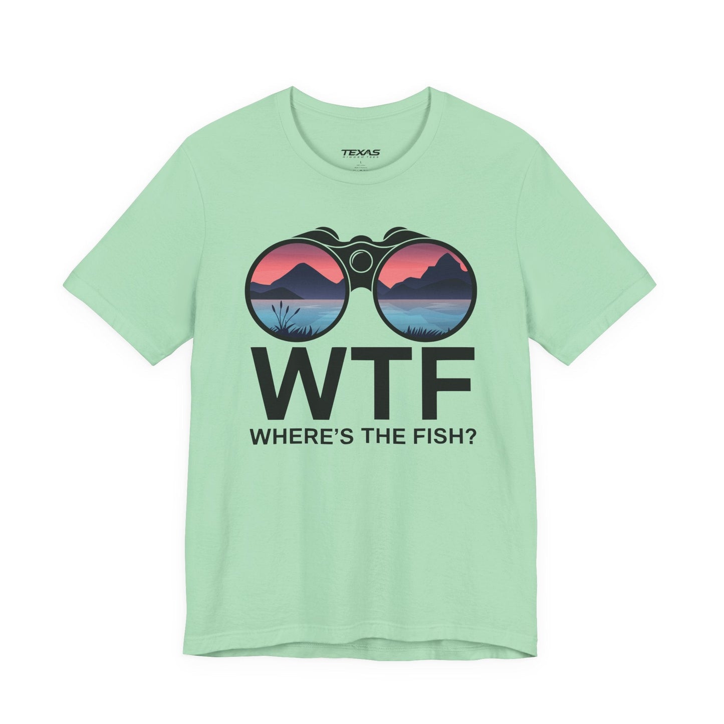 Texas Rigged Tees Where’s the Fish? — Unisex Cotton Tee