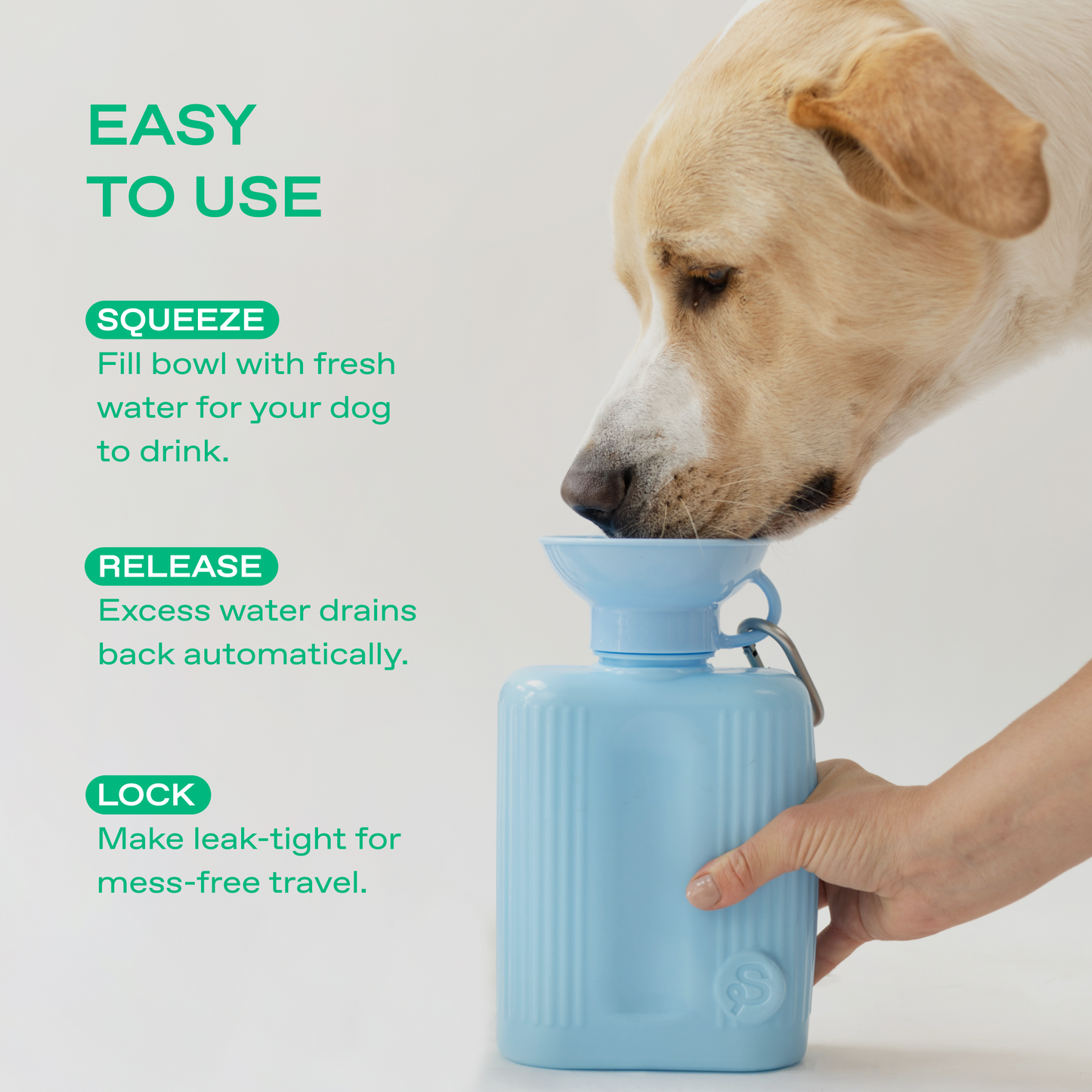 Springland Pets 44oz Original Dog Travel Water Bottle