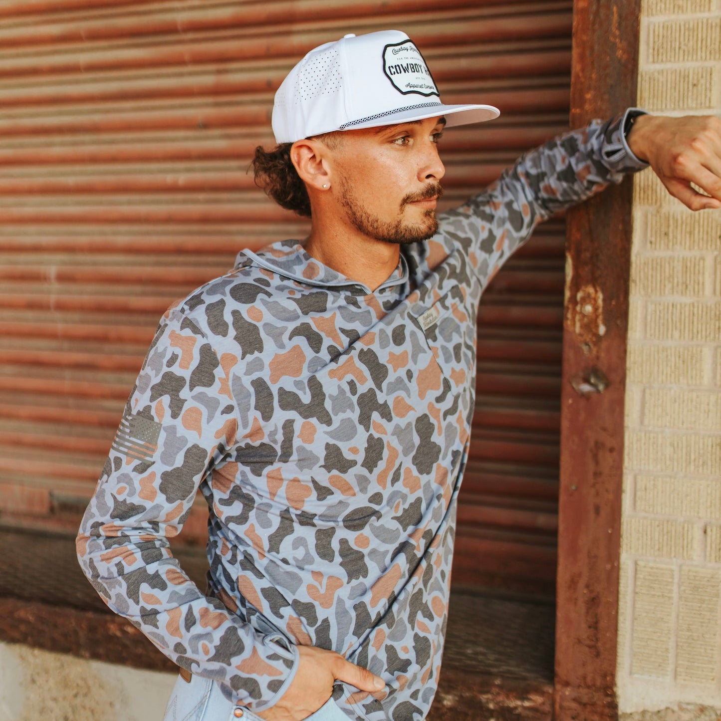 Cowboy Revolution “Cowboy Hat” Performance Patch Rope Hat - White