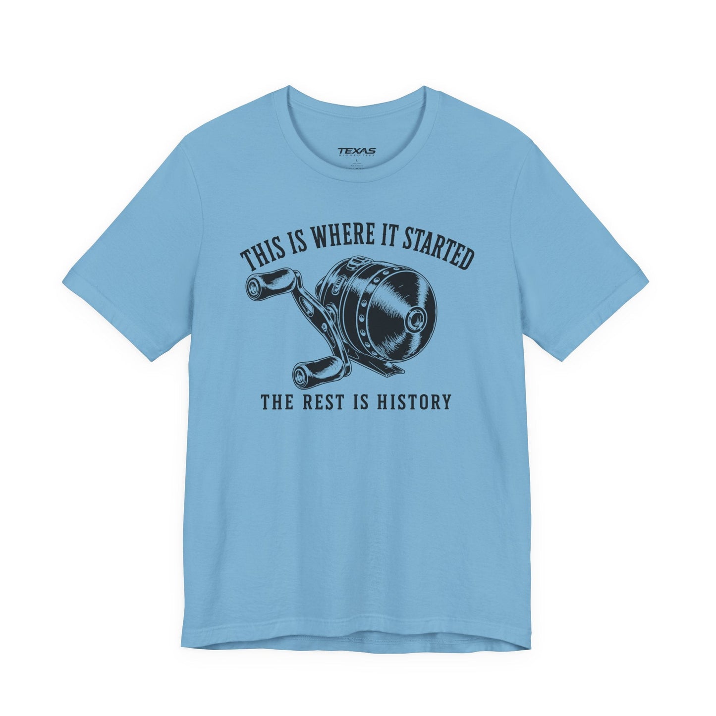 Texas Rigged Tees This Is Where It Started — Unisex Cotton Tee