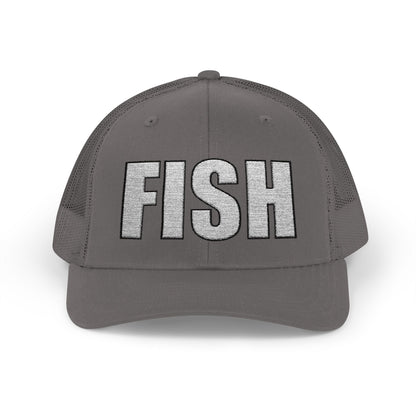 Texas Rigged Tees FISH — Embroidered Baseball Cap