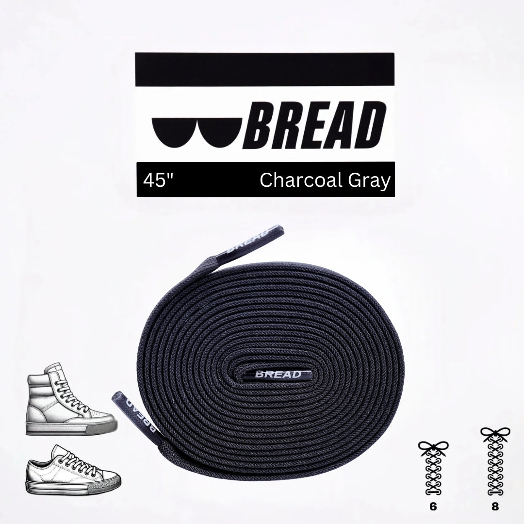 Lace Bread Charcoal Grey