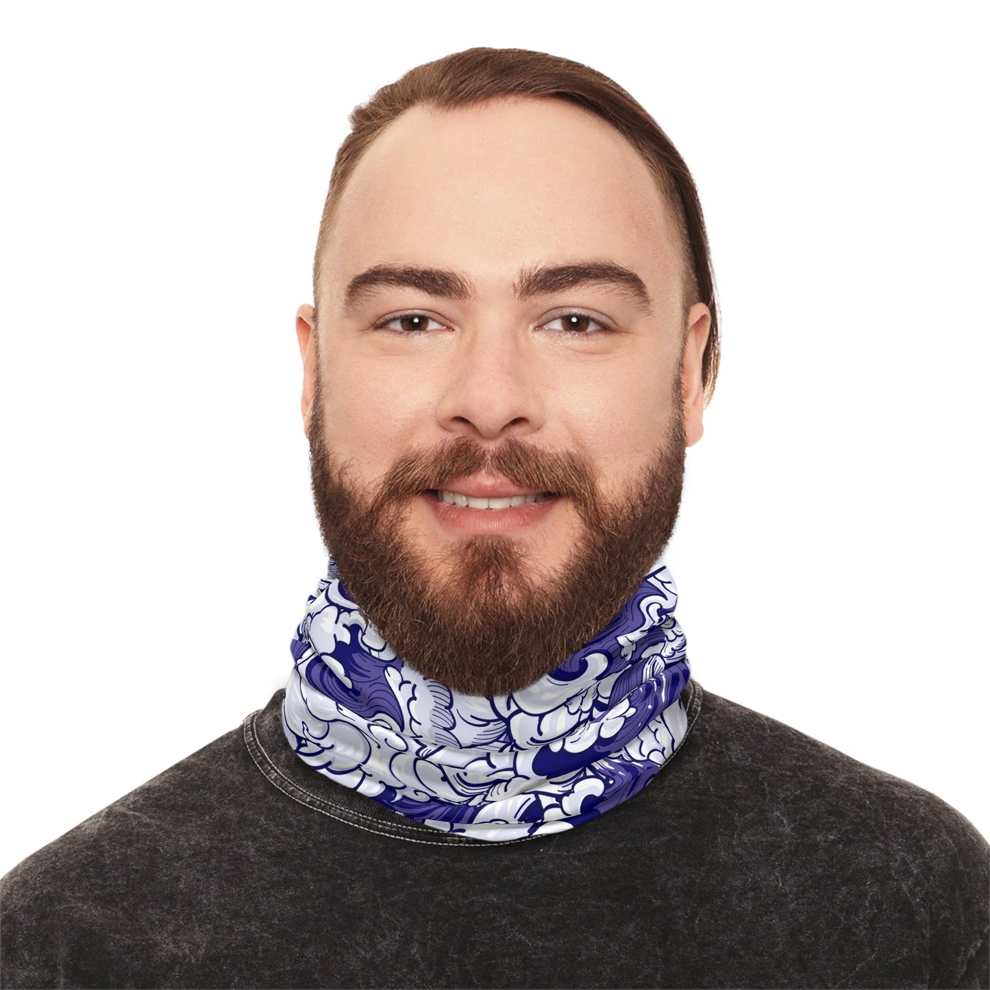 Texas Rigged Tees  Wind & Waves — Unisex Neck Gaiter (SPF 50+)