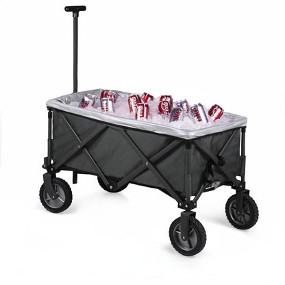 Picnic Time Adventure Wagon Elite Portable Utility Wagon with Table & Liner