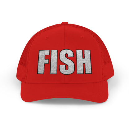 Texas Rigged Tees FISH — Embroidered Baseball Cap