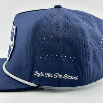 Cowboy Revolution “Cowboy Hat” Performance Patch Rope Hat - Navy Blue