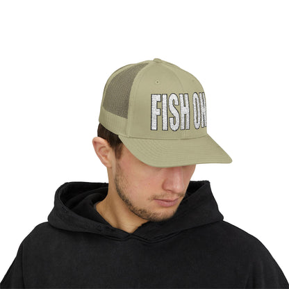 Texas Rigged Tees FISH ON — Embroidered Baseball Cap
