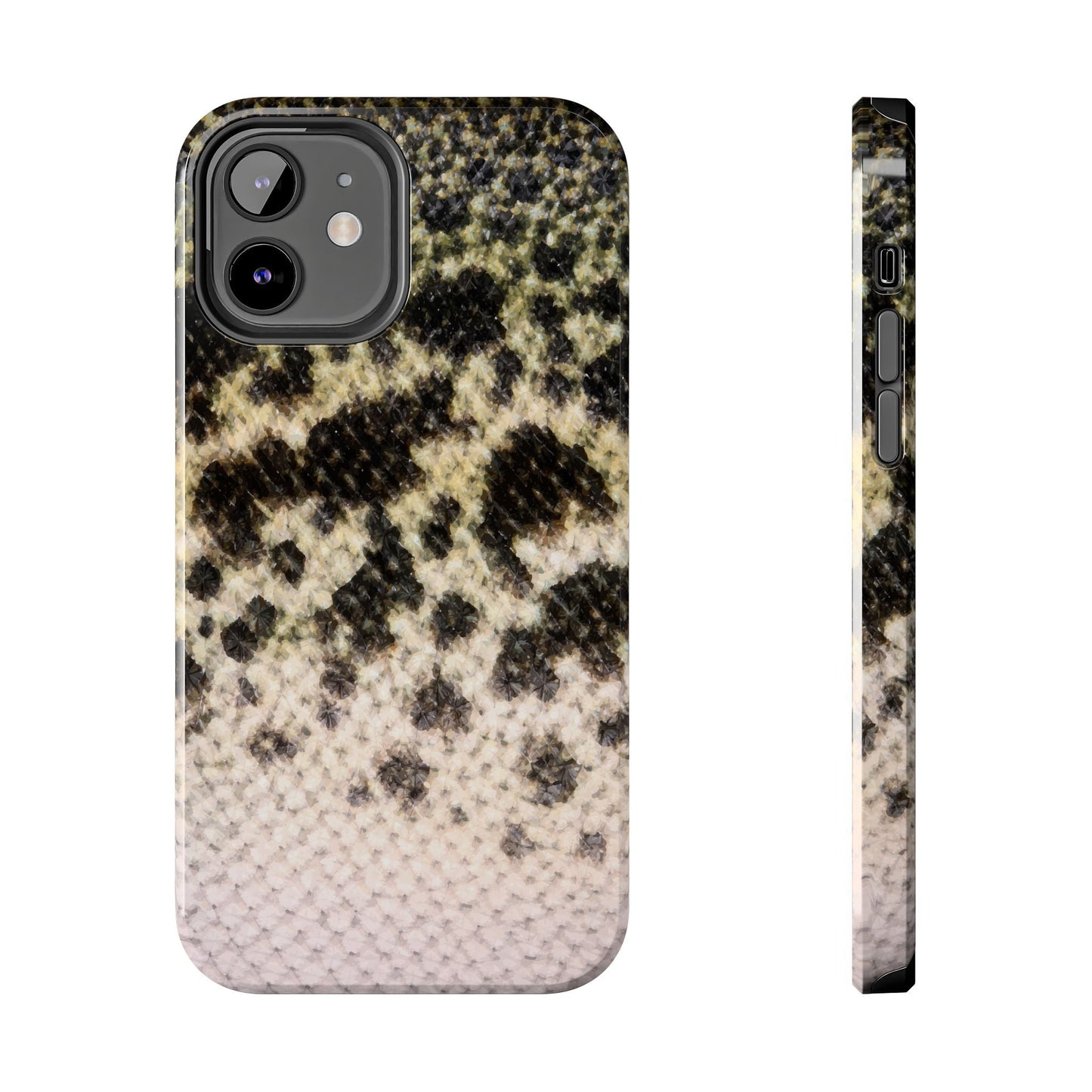 Texas Rigged Tees Black Crappie — Tough Phone Case