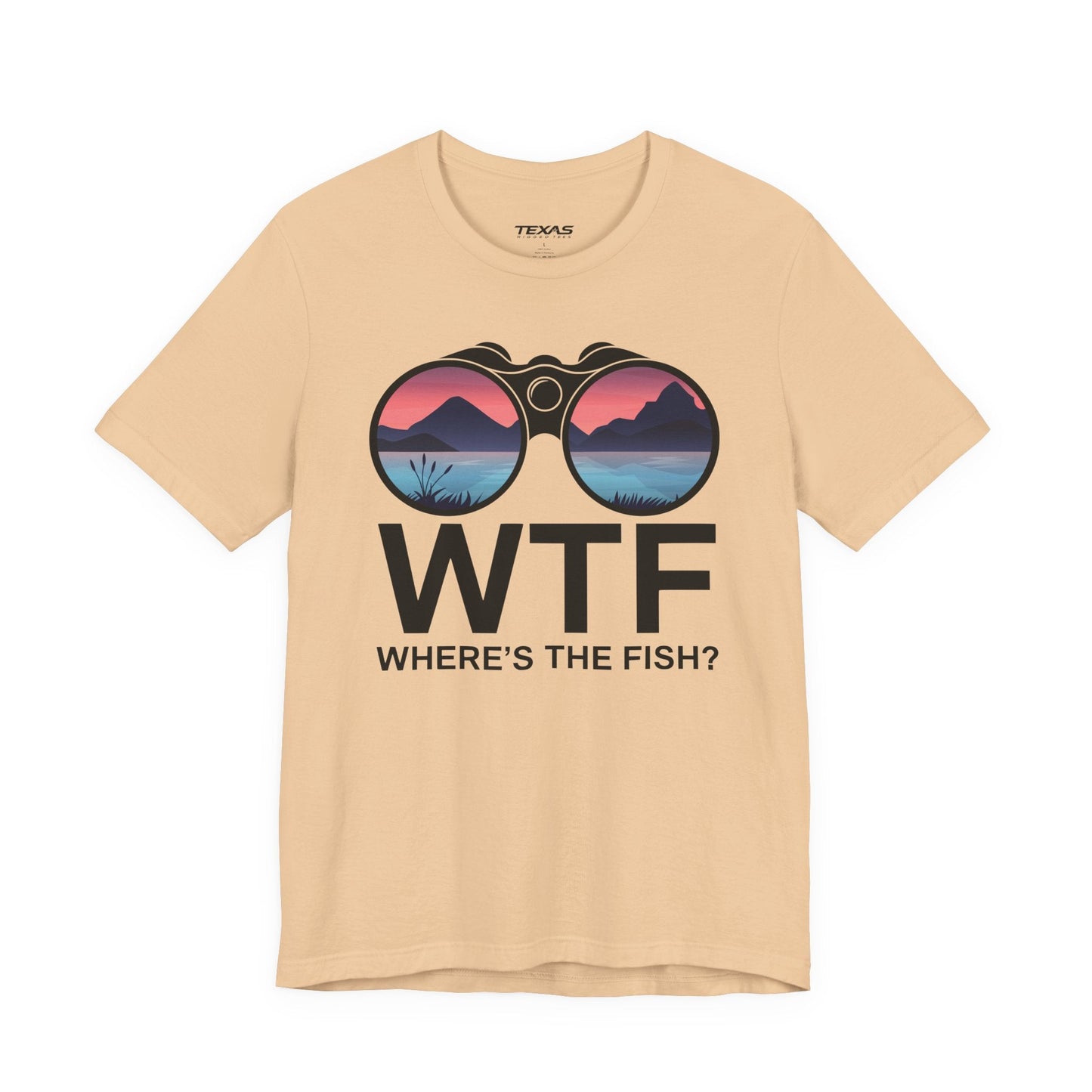 Texas Rigged Tees Where’s the Fish? — Unisex Cotton Tee