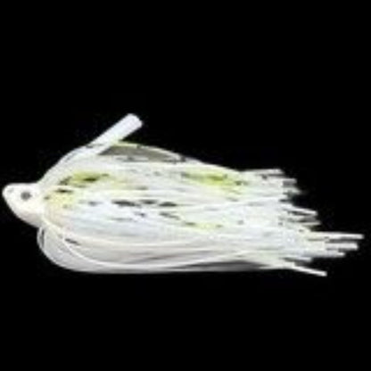 Just Lures Fishing Swim Jig - White Chartreuse Illusion