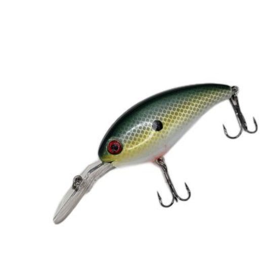 Just Lures Fishing Mid-Depth Crankbait 6' to 12' - Green Back  Sexy Shad