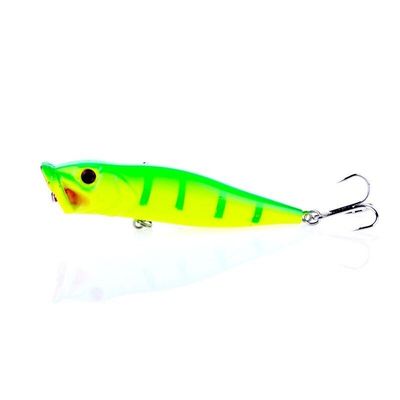 Just Lures Fishing Popper - Lime Chartreuse