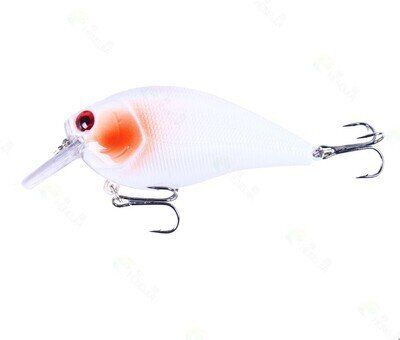 Just Lures Fishing Square Bill (0-5 ft.) - White
