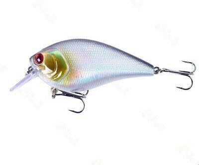 Just Lures Fishing Square Bill (0- 5 ft) - Black Chrome