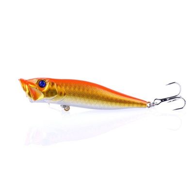 Just Lures Fishing Popper - Red Gold