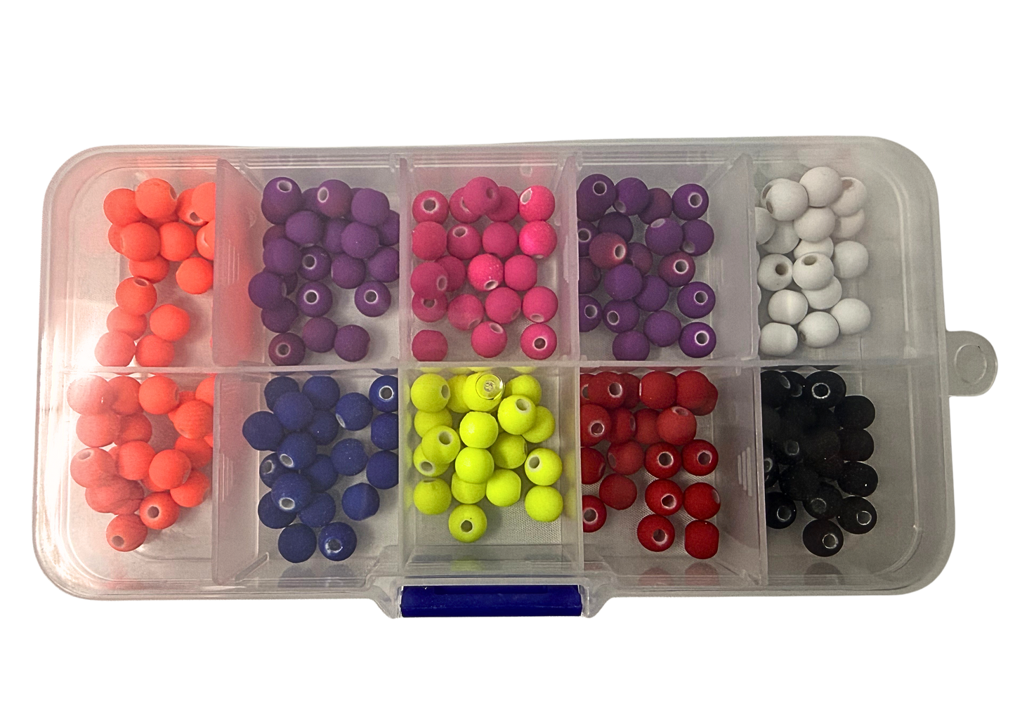 High Class Tackle 'NEW' 6mm SOLID COLORED BEAD TACKLE BOX!!!
