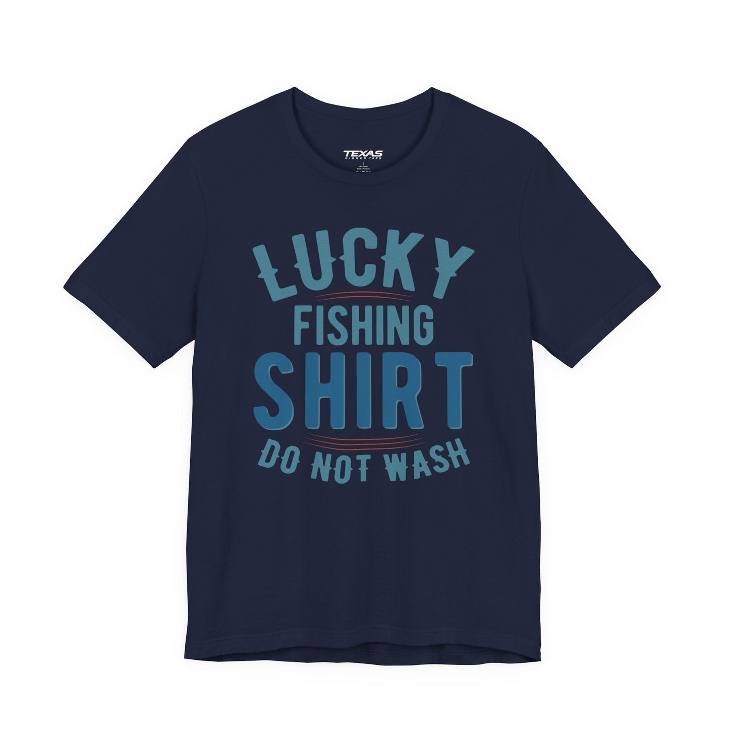 Texas Rigged Tees Lucky Fishing Shirt — Unisex Cotton Tee