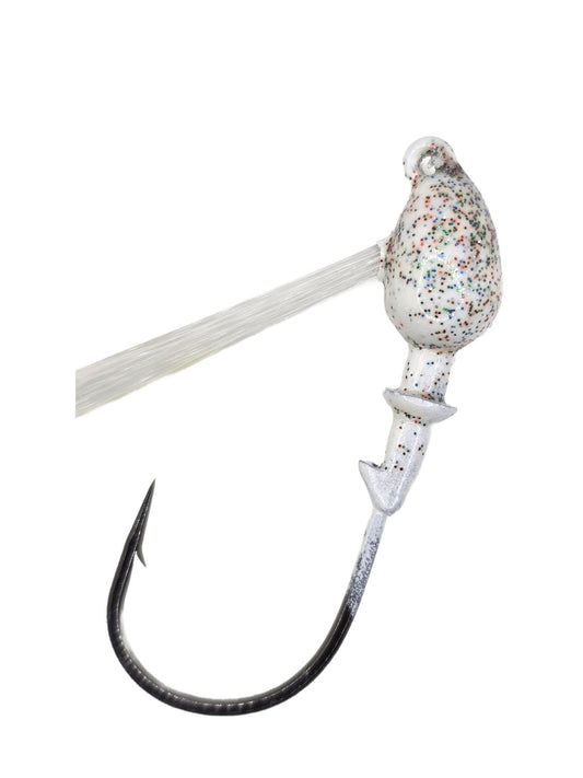 Just Lures Fishing Bullet Swim Jig - Electric Shad