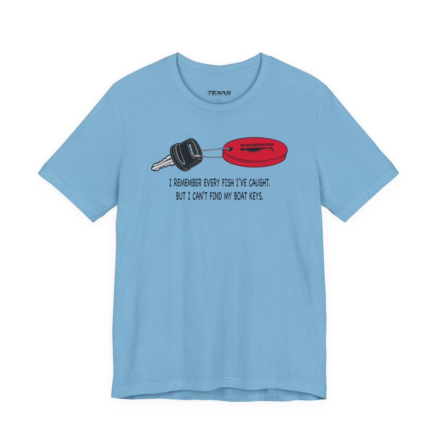 Texas Rigged Tees I Remember Every Fish I’ve Caught — Unisex Cotton Tee