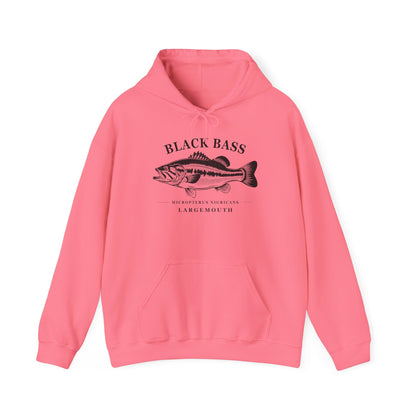 Texas Rigged Tees Black Bass — Unisex Hooded Sweatshirt
