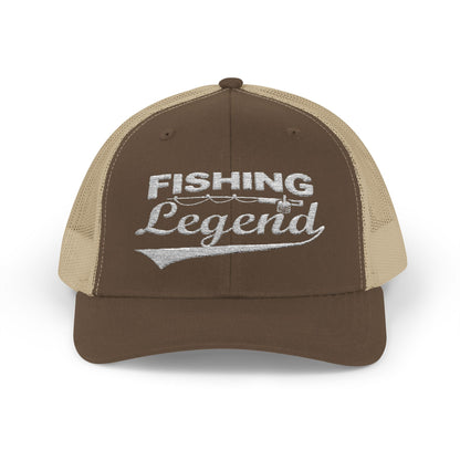 Texas Rigged Tees Fishing Legend — Embroidered Baseball Cap