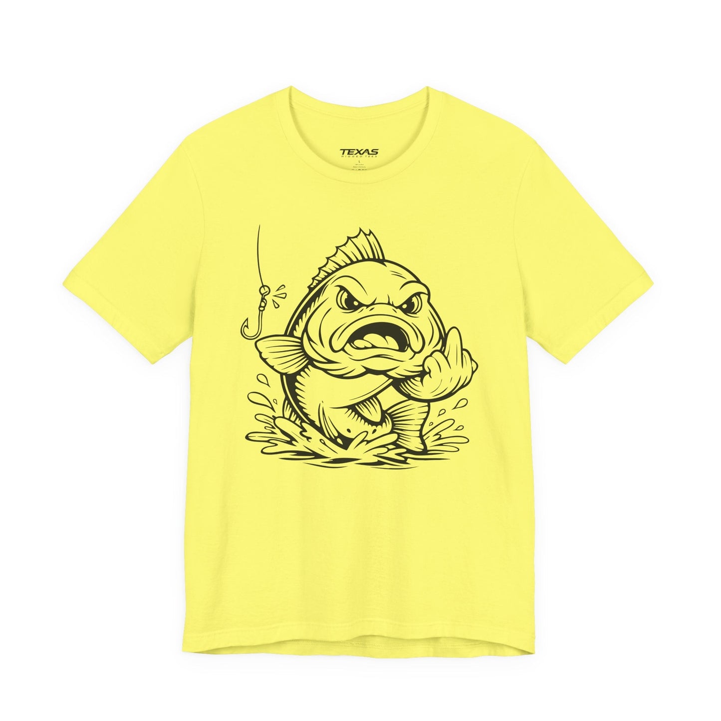 Texas Rigged Tees Flipping the Fin — Unisex Cotton Tee