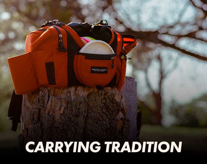 Gotta Go Gotta Throw Revolution Carolina Team V3 Disc Golf Bag - Rust