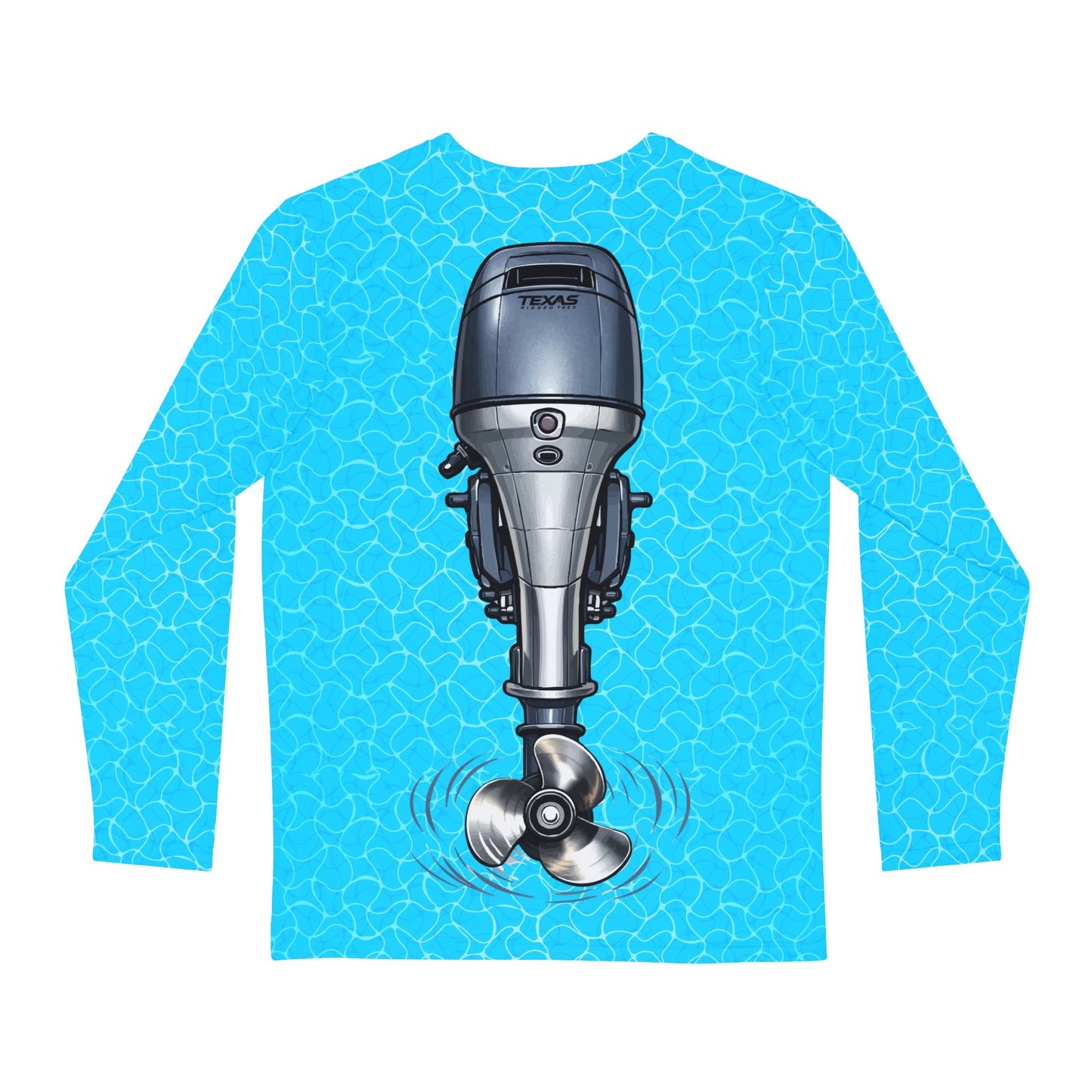 Texas Rigged Tees Outboard Motor — Unisex Long Sleeve  (SPF 50+)