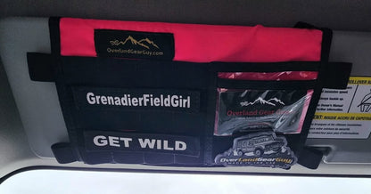 Overland Gear Guy Grenadier MOLLE Visor Organizer WITH MIRROR