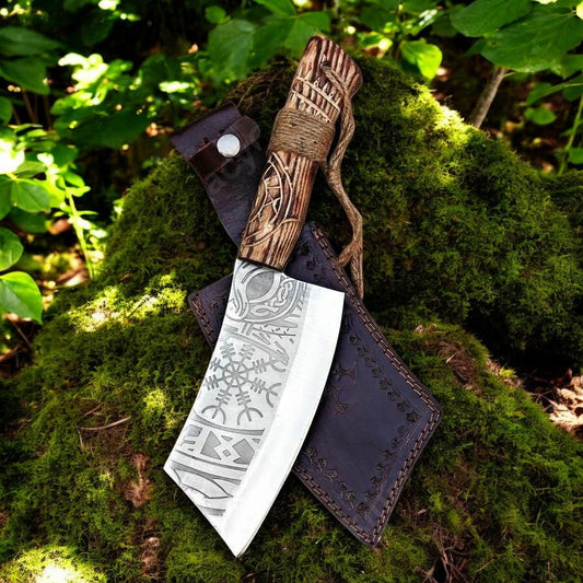 KBS Knives Cleaver Butcher Knife – Norse Raider Custom Handmade