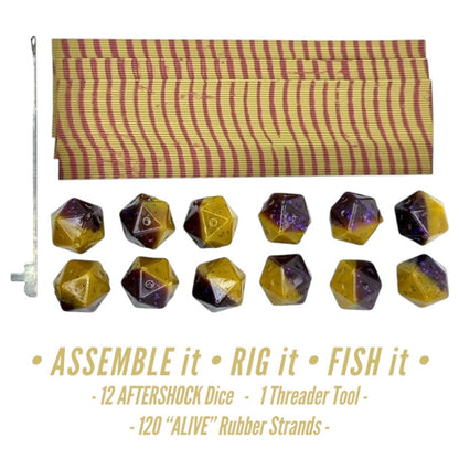 Invinci Core AFTERSHOCK DIY Pack - (Fuzzy Dice Baits)