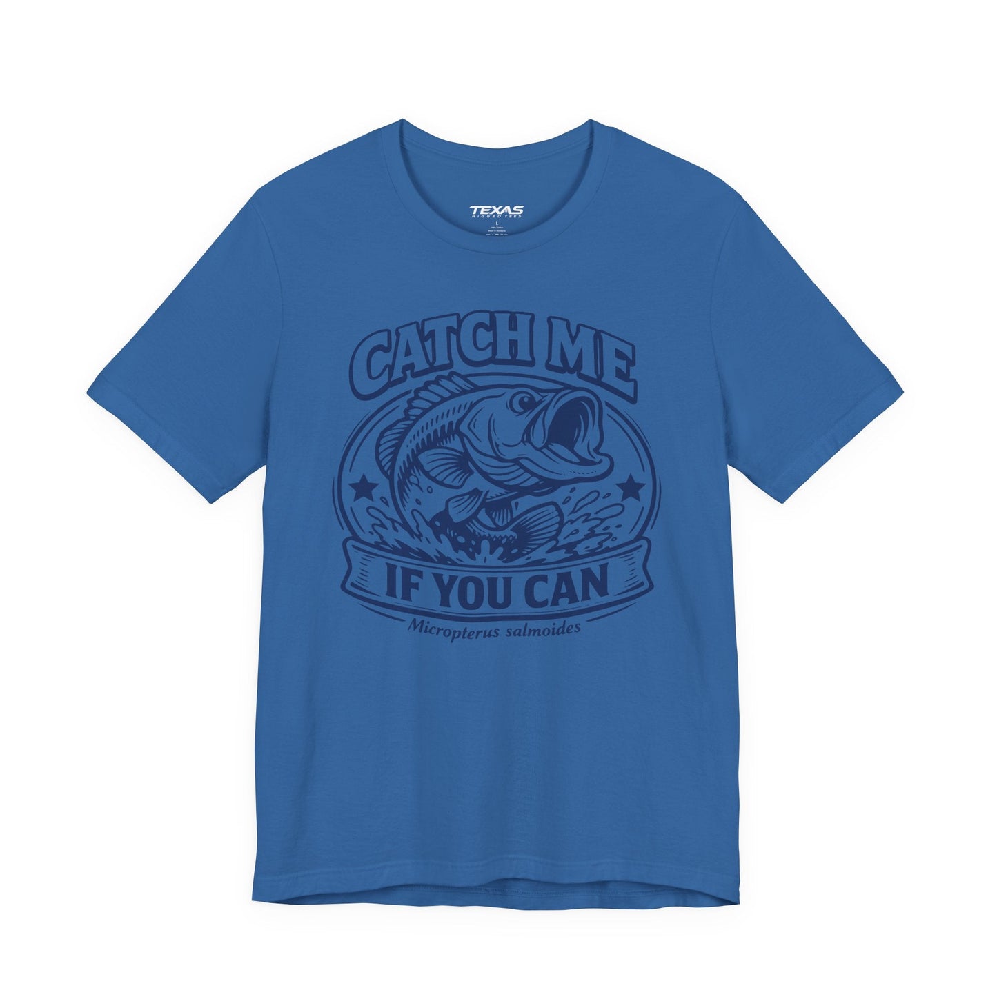 Texas Rigged Tees Catch Me If You Can — Unisex Cotton Tee