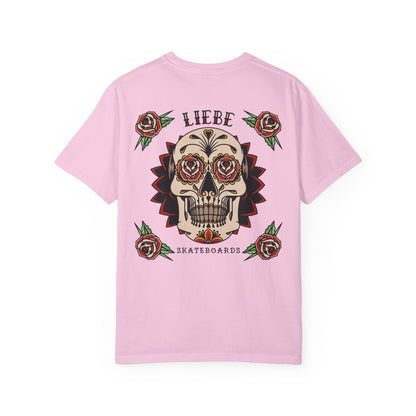 Liebe Calavera Rosa T-Shirt
