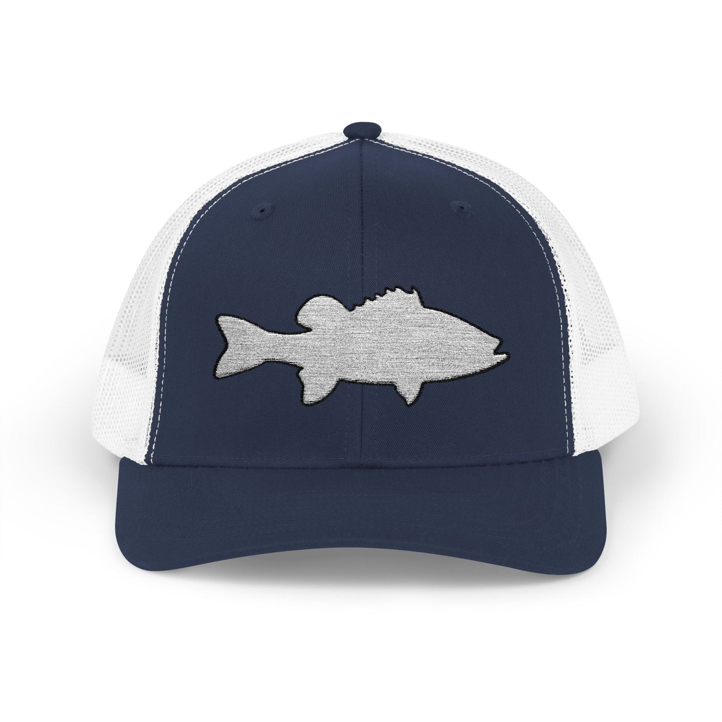 Texas Rigged Tees Bass Silhouette — Embroidered Baseball Cap
