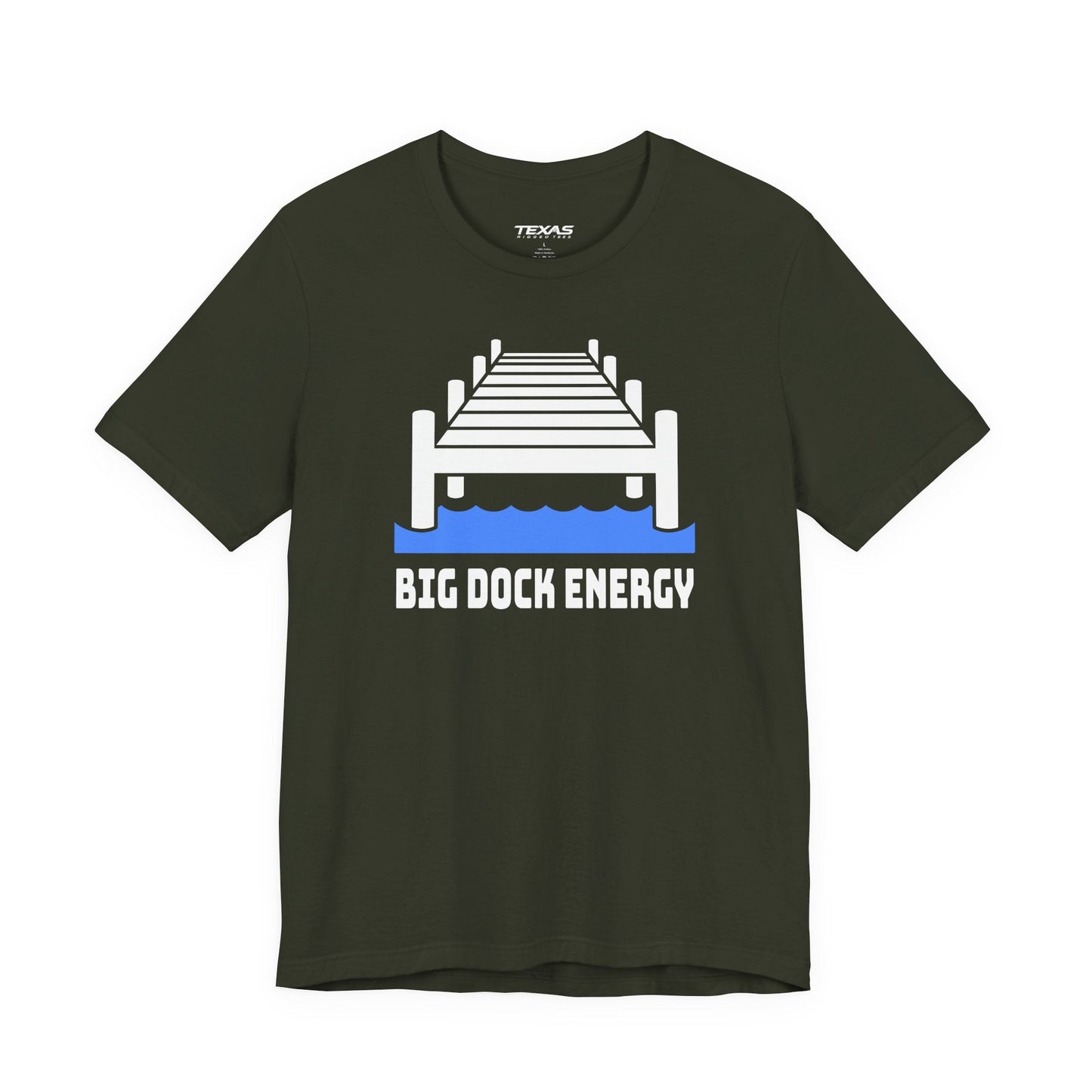 Texas Rigged Tees Big Dock Energy — Unisex Cotton Tee