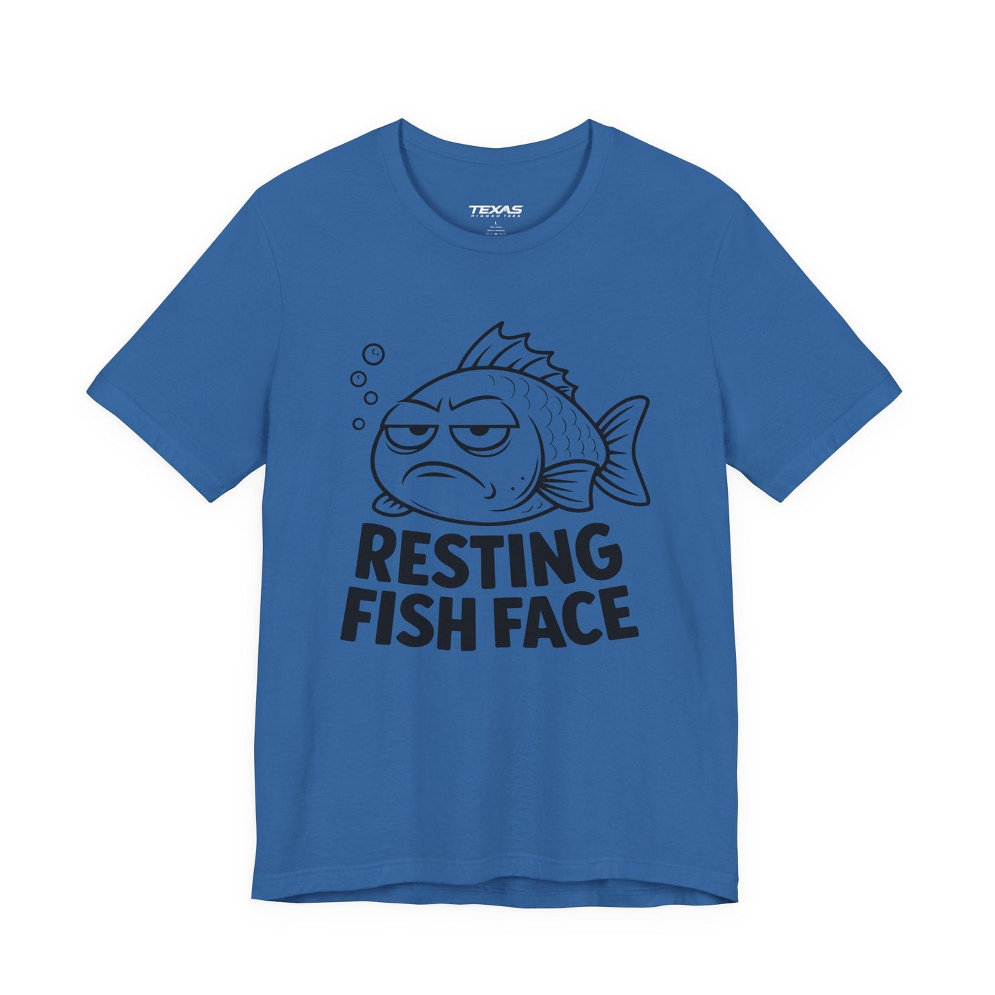 Texas Rigged Tees Resting Fish Face — Unisex Cotton Tee
