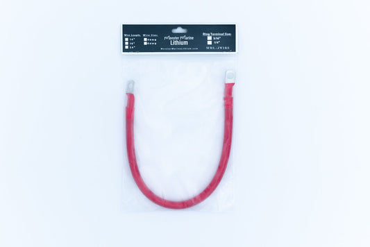 Monster Marine Lithium Battery Cable/Jumper Wire Single