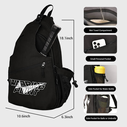 Warping Point Pickleball Sling Bag - Black