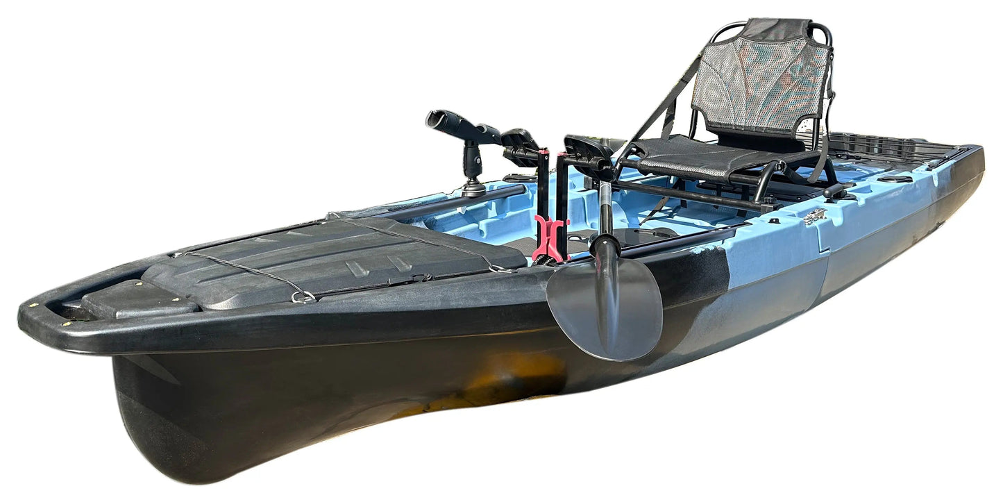 ReelYaks 10ft Recon Modular Fin Drive Pedal Fishing Kayak | 430lbs Capacity | 2 Piece