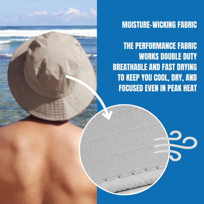 Panther Vision POWERCAP ICE Cooling Sun Hat – Instant Cooling Relief with Reusable Ice Packs, UPF 50 UV Sun Protection, Lightweight & Breathable for Hot Weather