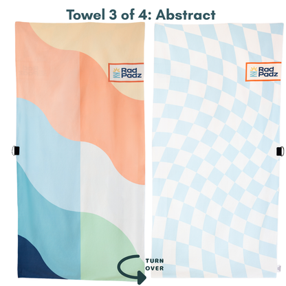 RadPadz Sandless Beach Towel | 4 Pack