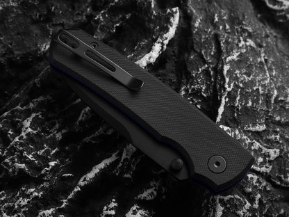 Holtzman's Gorilla Survival The Loyalist Folding Pocket Knife Giftset for Men and Women (Black and Blue)
