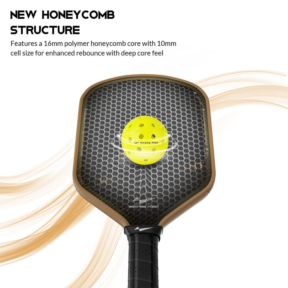 Warping Point Aether Pickleball Paddle - Hybrid