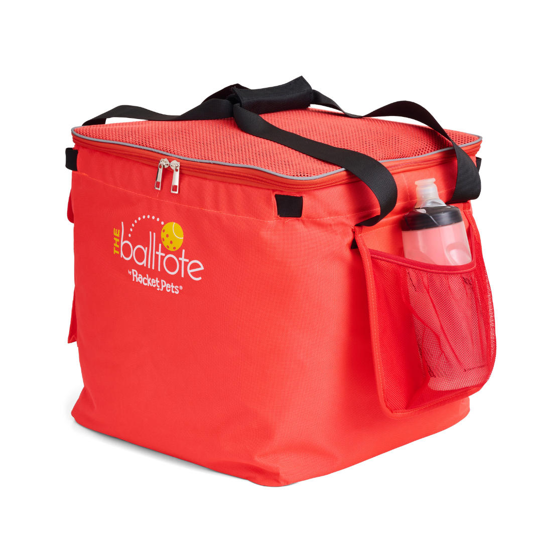Racket Pets Ball Tote - Orange Replacement Bag for Tennis and Pickleball Pro Teaching Cart