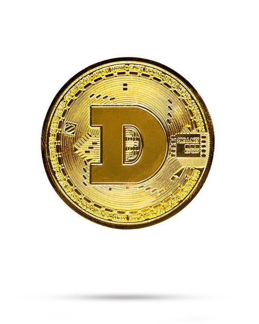 Pins and Aces Dogecoin Ball Marker